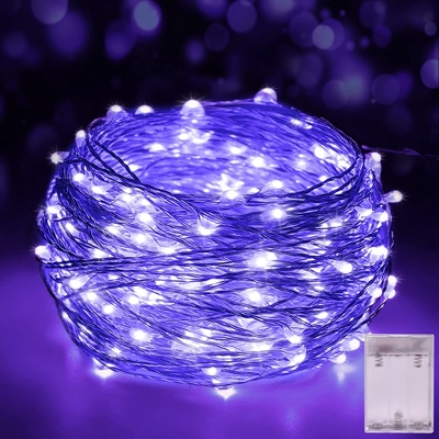 LED Lights Flexible Black Light Fixture Copper Wire Starry String Lights for Glow Party Body Paint